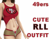 49ers Cute Outfit RLL