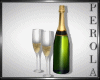 Champagne + glasses