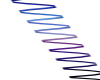purple blue streamer
