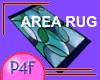 P4F Aqua Bubble Area Rug