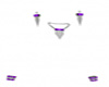 Custom Juwelset purplesi