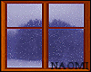 Christmas Snowing Window