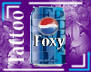 Foxy Pepsi Belly Tattoo