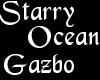 Starry ocean gazbo