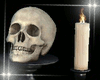 Candles skull