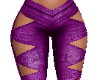 Cutout Purple Pants