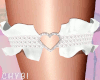 C~White Love Garter