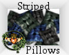 ~QI~ Striped Pillows