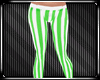 Green & White Pants