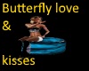 Butterfly love & kiss