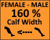 Calf Scaler 160%