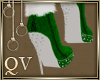 :QV:Christmas Green Boot