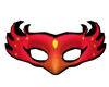 Mardi Gras Mask in Red