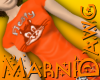 Orange Fiesty PJ Shirt