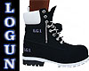 LG1 Black & White Boots