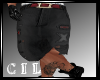 !C! Black+Tattoo shorts