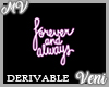 *MV* Forever Neon Sign
