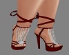 !R! Chain Wrap Heel Red