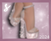 𝓼* bunny heels blush