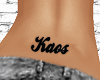 KAOS Back Tattoo