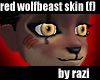 Red Wolfbeast Skin (F)