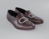 Jewelled Loafers Red