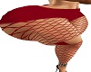 RED BIGMAMA NET LEGGINS