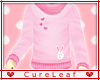 |BUNNY| Sweaters Pink
