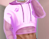 Puppers Crop Hoodie