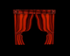 curtains red animated