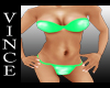 [VC] PVC Bikini Green