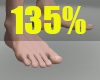 [G] Feet 135%