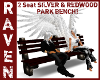 SLVR & RDWOOD PARK BENCH