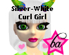 (BA) Silvr-Wht Curl Girl