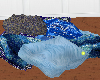 Blue Pile of Pillows