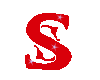 Letter S (3) Red Sticker