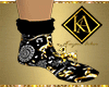 Christmas black socks