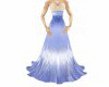 >blue satin ballgown<