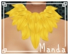 .M. Yellow Fur Collar :F