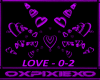 purple heart dj light