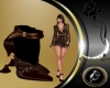 Brown Stars Shoes/SET