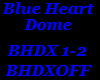 DJ LIGHT BLUE HEART DOME