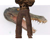 72 Crocodile suit pants