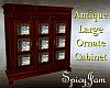 Antq Lrg Ornate Cabinet