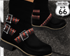 SD Boot Red Blk Harlequi