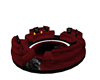 Black red seat