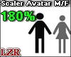 Scaler Avatar M - F 180%