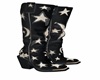 |L| Cowboy Boots Stars F