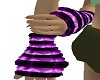 -x- purple plaid warmers
