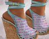 Barbie Girl Wedges